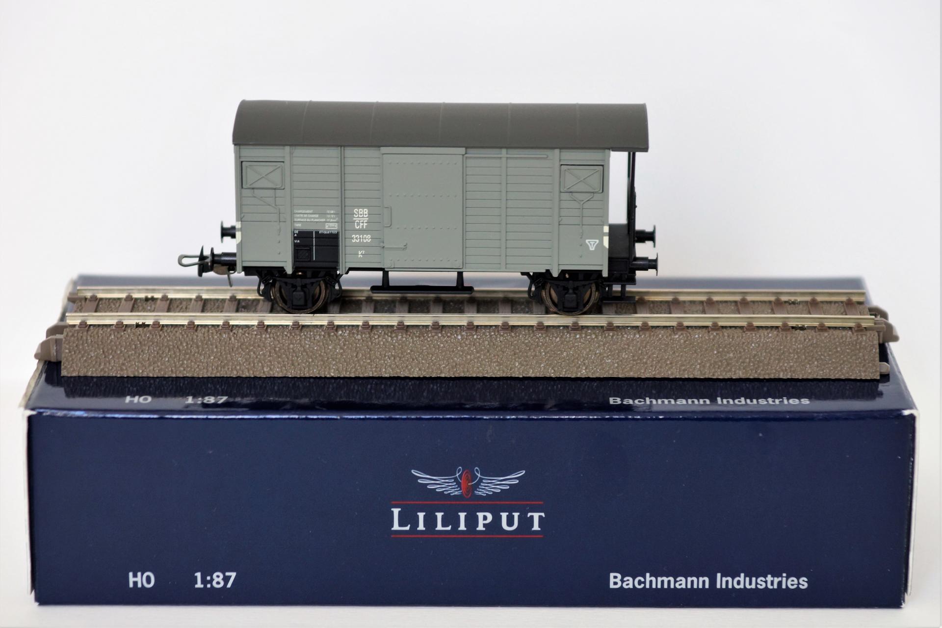 Liliput 913 h0e couvert wagons G 166 de la St L.B dans neuf dans sa boîte 
